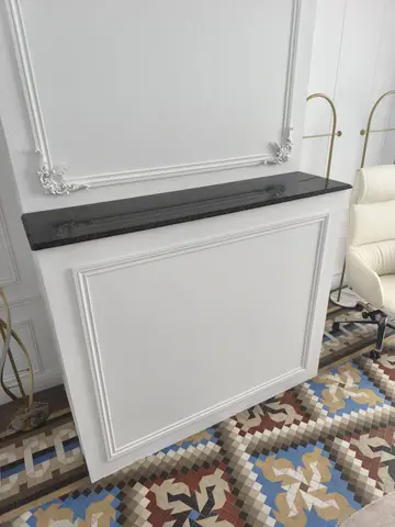 Encimera de baño y lavabo de piedra — trabajo de Marbres Chust, 2026